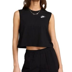 Nike Black Crop Top